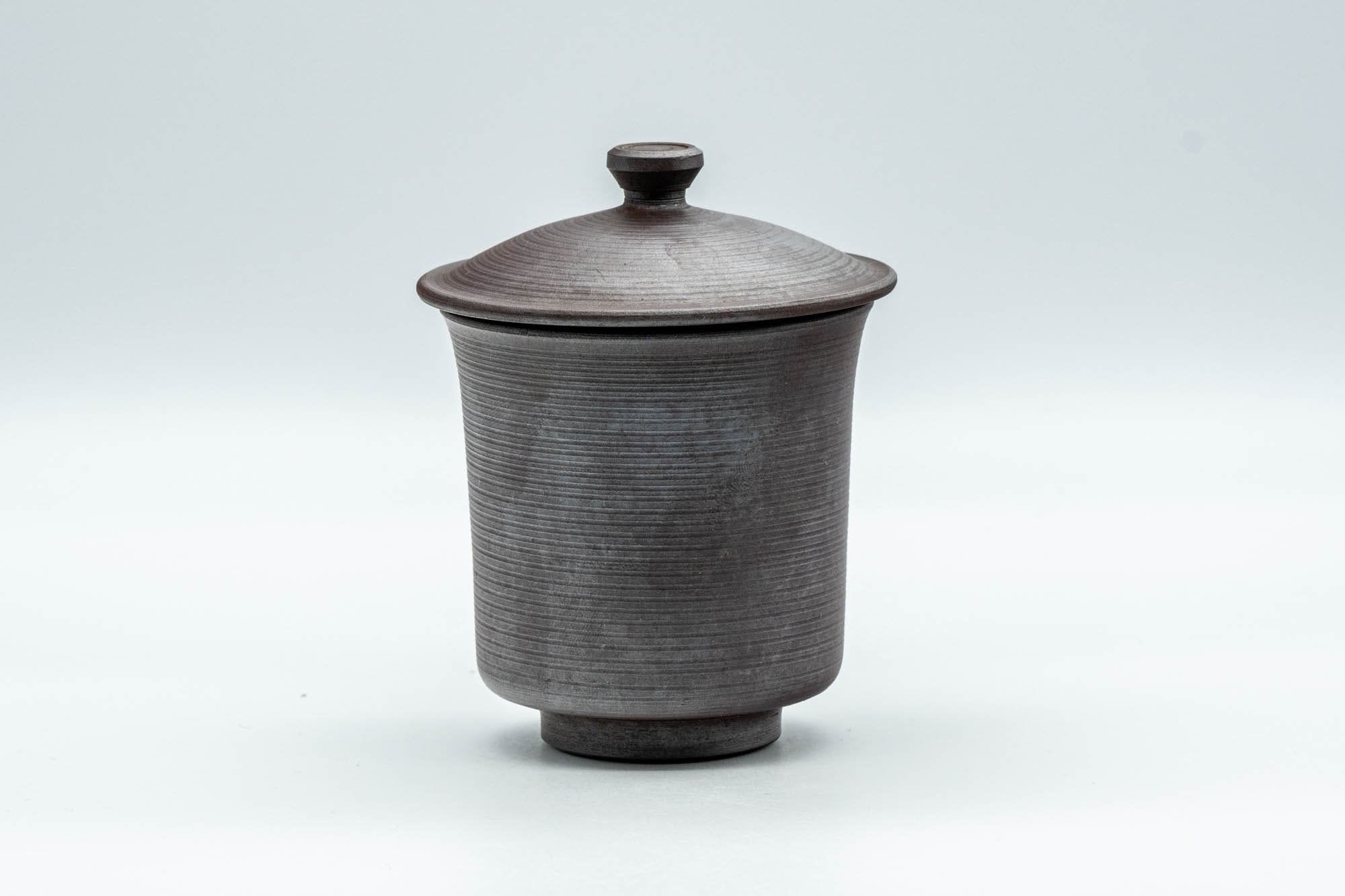 Japanese Teacup - Lidded Banko-yaki Tsutsu-gata Yunomi - 100ml