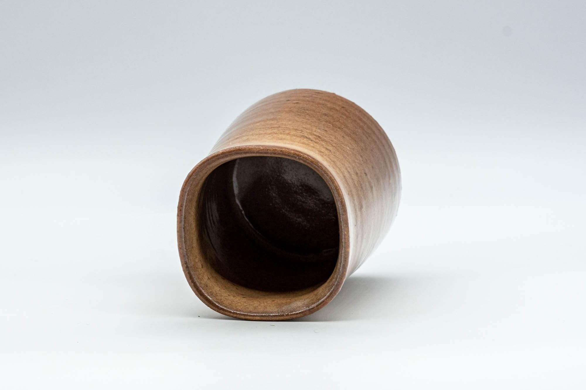 Japanese Teacup - Beige Shiho-gata Square Yunomi - 140ml - Thumbnail 3