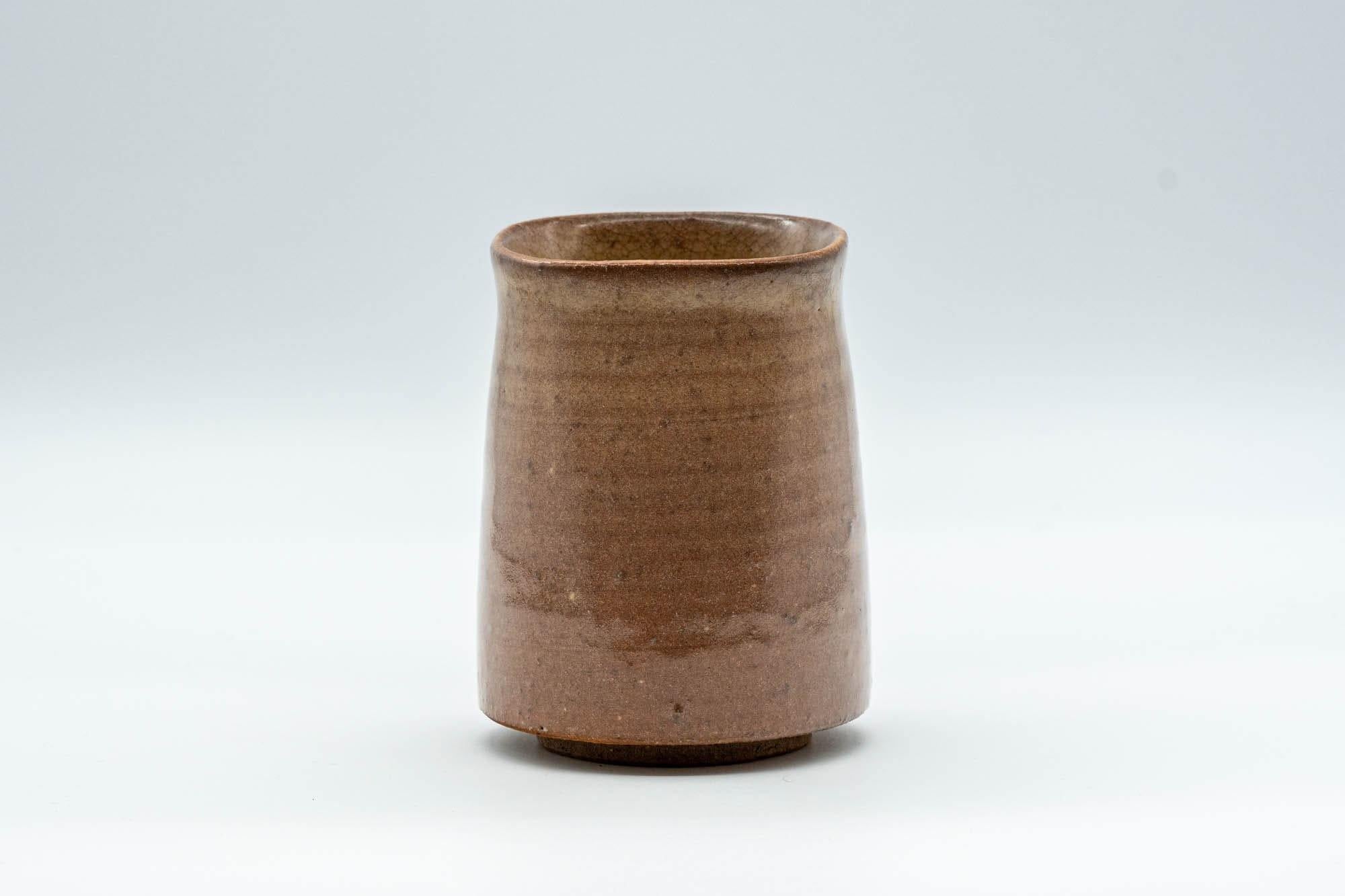 Japanese Teacup - Beige Shiho-gata Square Yunomi - 140ml - Thumbnail 2