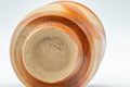 Japanese Teacup - Hidasuki Bizen-yaki Yunomi - 170ml - closeup of the underside showing the footring