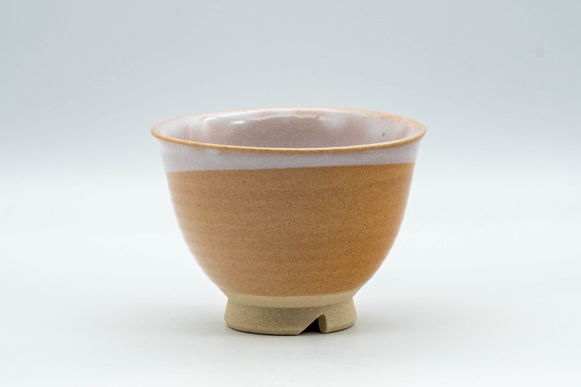 Japanese Teacup - White Glazed Hagi-yaki Yunomi - 130ml
