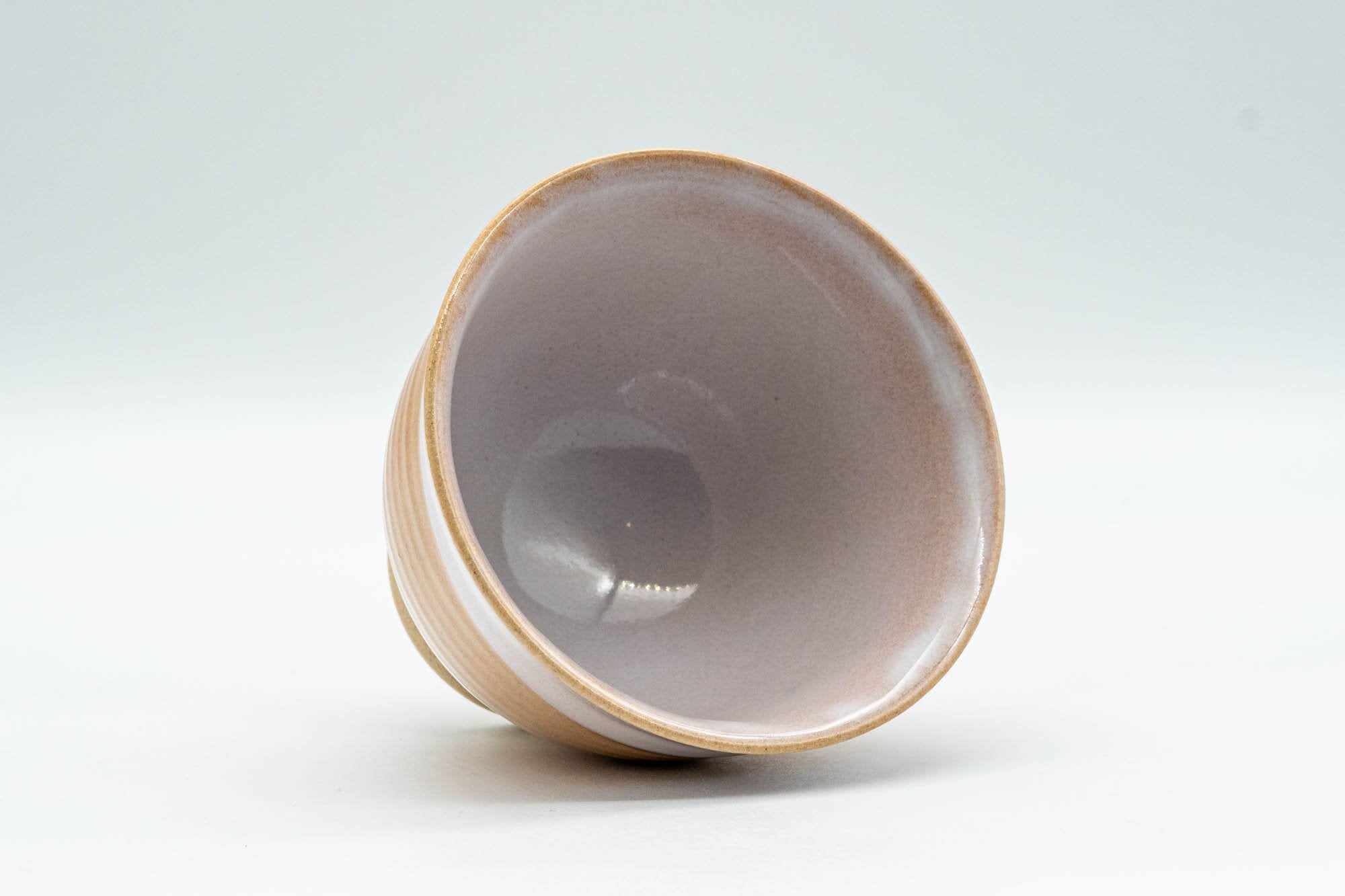 Japanese Teacup - White Glazed Hagi-yaki Yunomi - 130ml