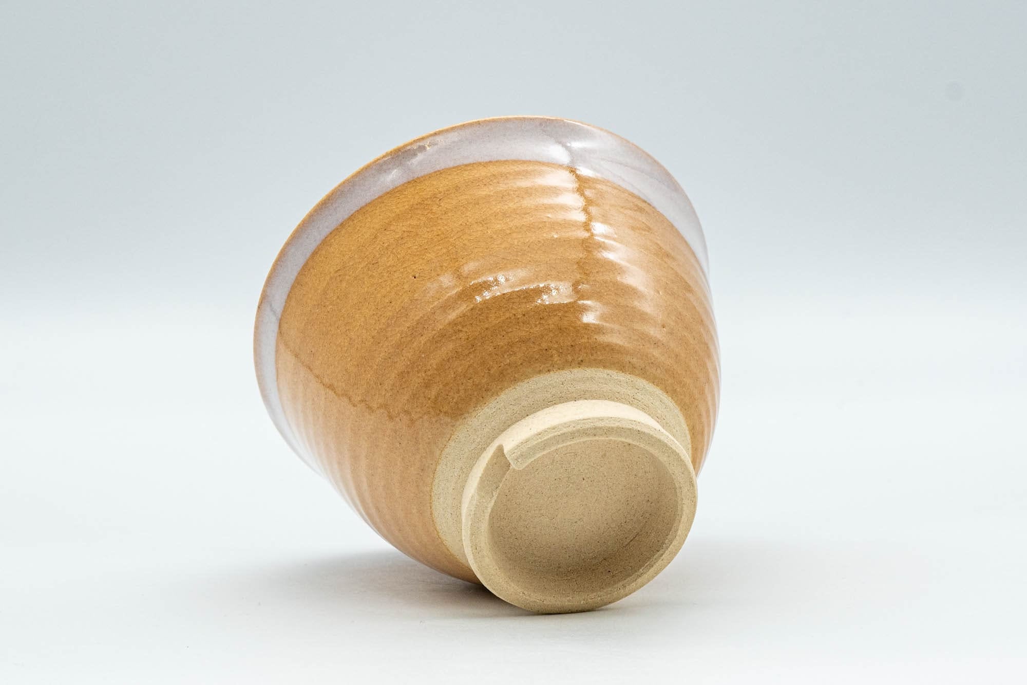 Japanese Teacup - White Glazed Hagi-yaki Yunomi - 130ml