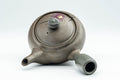 Japanese Kyusu - Grey and Pink Floral Teapot with Rubber Grip - 380ml - Tezumi
