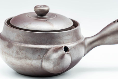 Japanese Kyusu - Sleek Banko-yaki Ceramic Filter Teapot - 200ml - Tezumi