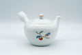 Japanese Kyusu - Persimmon Porcelain Arita-yaki Debeso Teapot  - 300ml - Tezumi