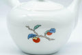 Japanese Kyusu - Persimmon Porcelain Arita-yaki Debeso Teapot  - 300ml - Tezumi