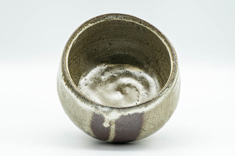 Japanese Matcha Bowl - Beige Drip-Glazed Chawan - 500ml - Tezumi