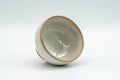 Tezumi — Japanese Teacup - White Glazed Wan-nari Guinomi - 45ml — three-quarter view