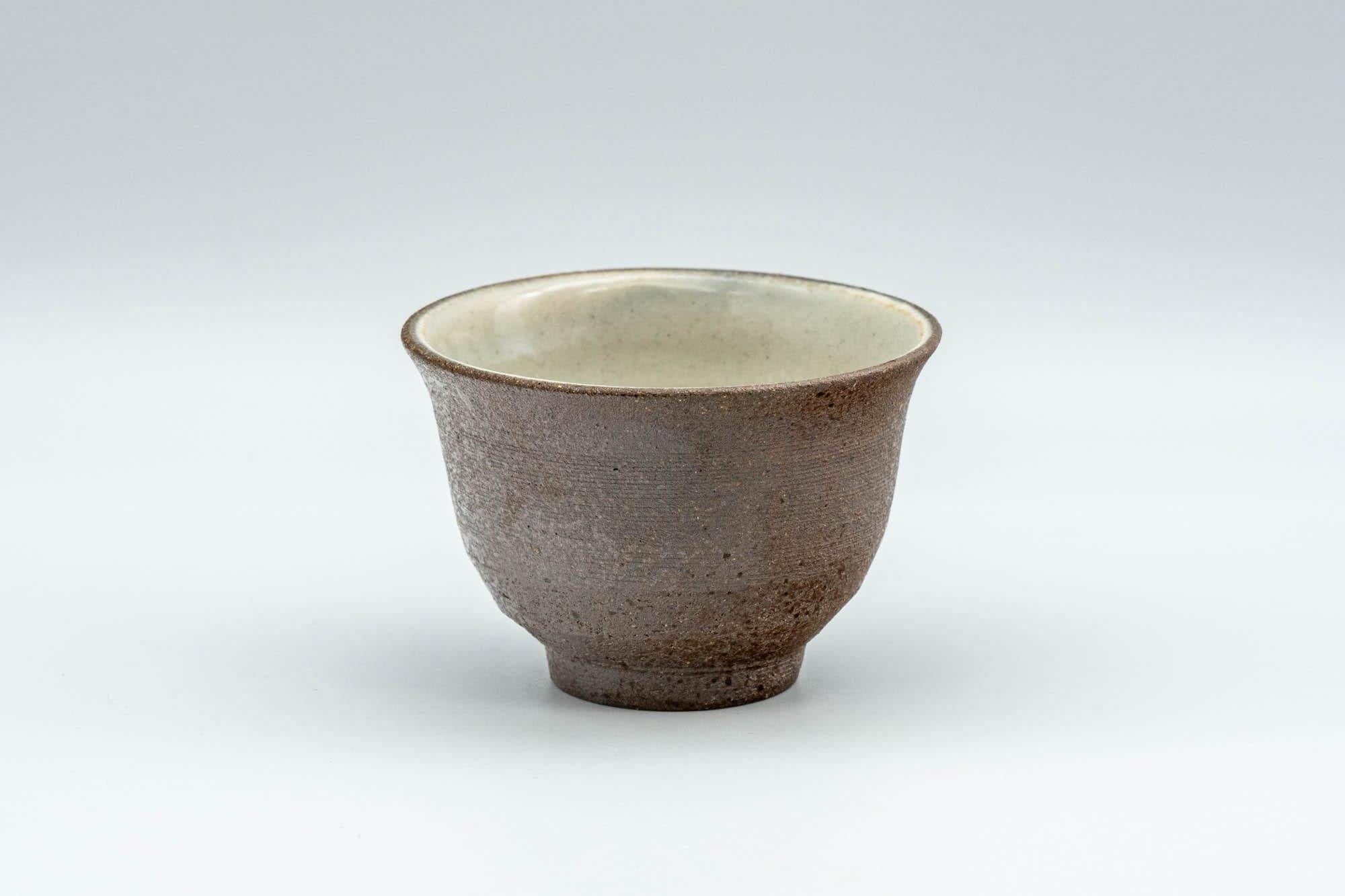 Japanese Teacup - Ash Green Glazed Shigaraki-yaki Guinomi - 60ml - Tezumi