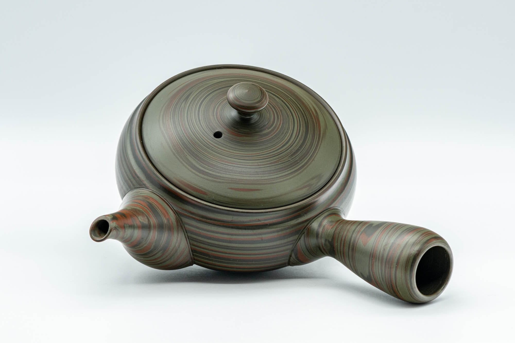 Japanese Kyusu - 雲仙窯 Unzen Kiln Nerikomi Tokoname-yaki Teapot - 200ml