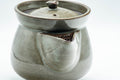 Japanese Tea Set - Otani-yaki Do-ake Houhin Teapot and Yunomi Teacup - 250ml - top-down view of the houhin opening and lid