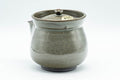 Japanese Tea Set - Otani-yaki Do-ake Houhin Teapot and Yunomi Teacup - 250ml - front view of the houhin teapot