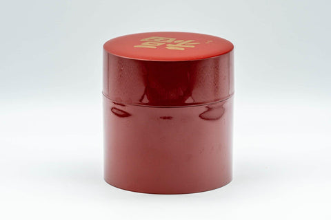 Japanese Chazutsu - Red Kanji Tea Canister - 350ml - Tezumi