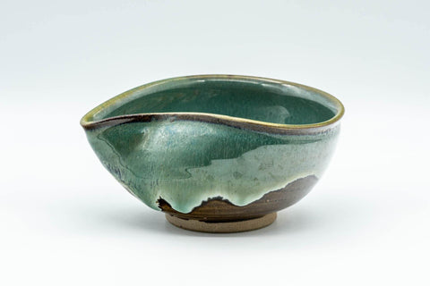 Japanese Katakuchi - 上野焼 Blue-Green Agano-yaki Water Cooler - 150ml - Tezumi