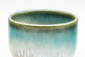 Japanese Teacup - Vibrant Agano-yaki Yunomi - 100ml - view from above looking into the interior bowl