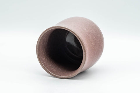 Japanese Teacup - Tachikichi Pink Snowflake Glazed Yunomi - 200ml - top-down view into the cup interior