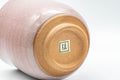 Japanese Teacup - Tachikichi Pink Snowflake Glazed Yunomi - 200ml - closeup of the underside showing the maker's stamp
