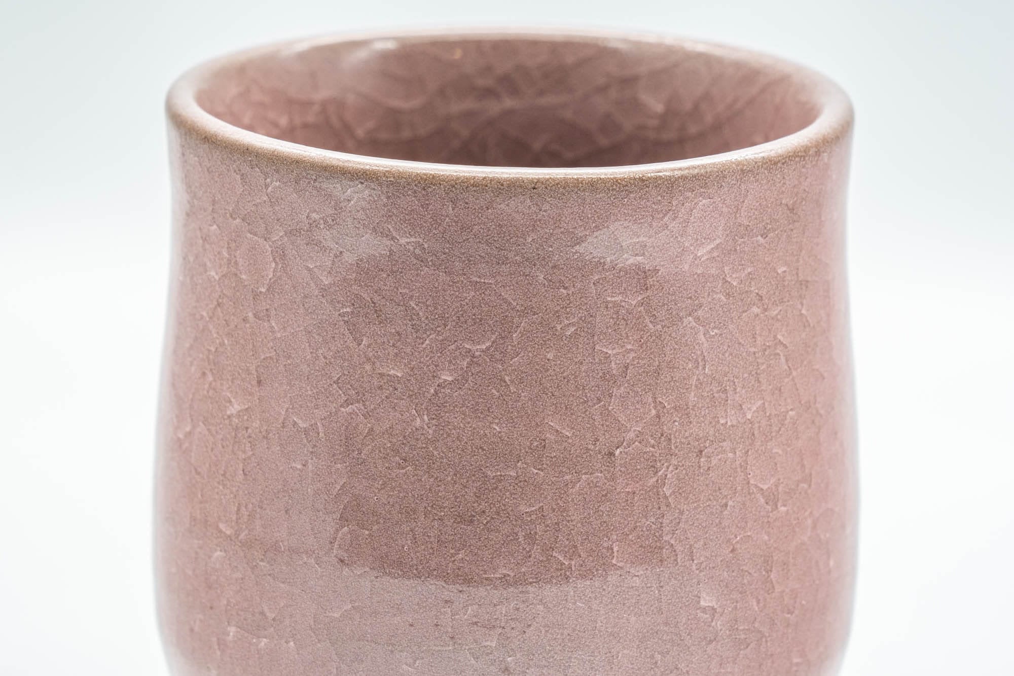 Japanese Teacup - 橘吉 Tachikichi Pink Snowflake Glazed Yunomi - 200ml