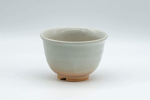 Tezumi — Japanese Teacup - Crazed Glaze Hagi-yaki Yunomi  - 100ml — front view