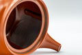 Tezumi — Japanese Kyusu - Classic Tokoname-yaki Teapot - 325ml — interior view showing the filter