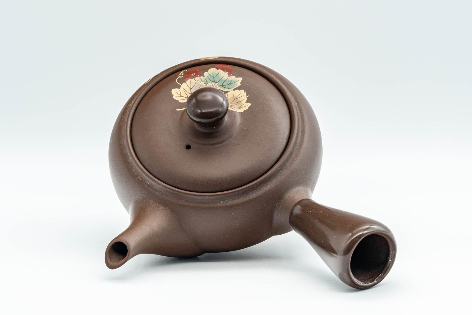 Japanese Kyusu - Autumn Leaves Banko-yaki Teapot - 290ml - Tezumi