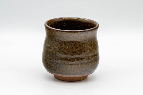 Japanese Teacup - Brown Glazed Tulip-Shaped Yunomi  - 170ml - Tezumi