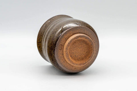 Japanese Teacup - Brown Glazed Tulip-Shaped Yunomi  - 170ml - Tezumi