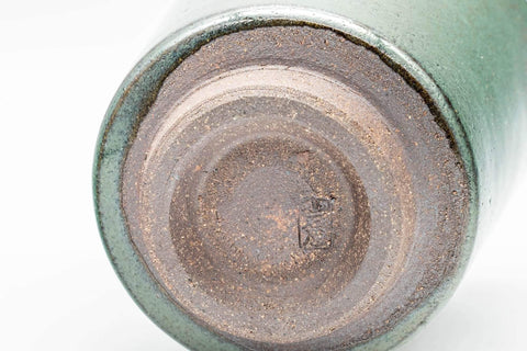 Japanese Teacups - Pair of Green and Yellow Meoto Yunomi - Tezumi