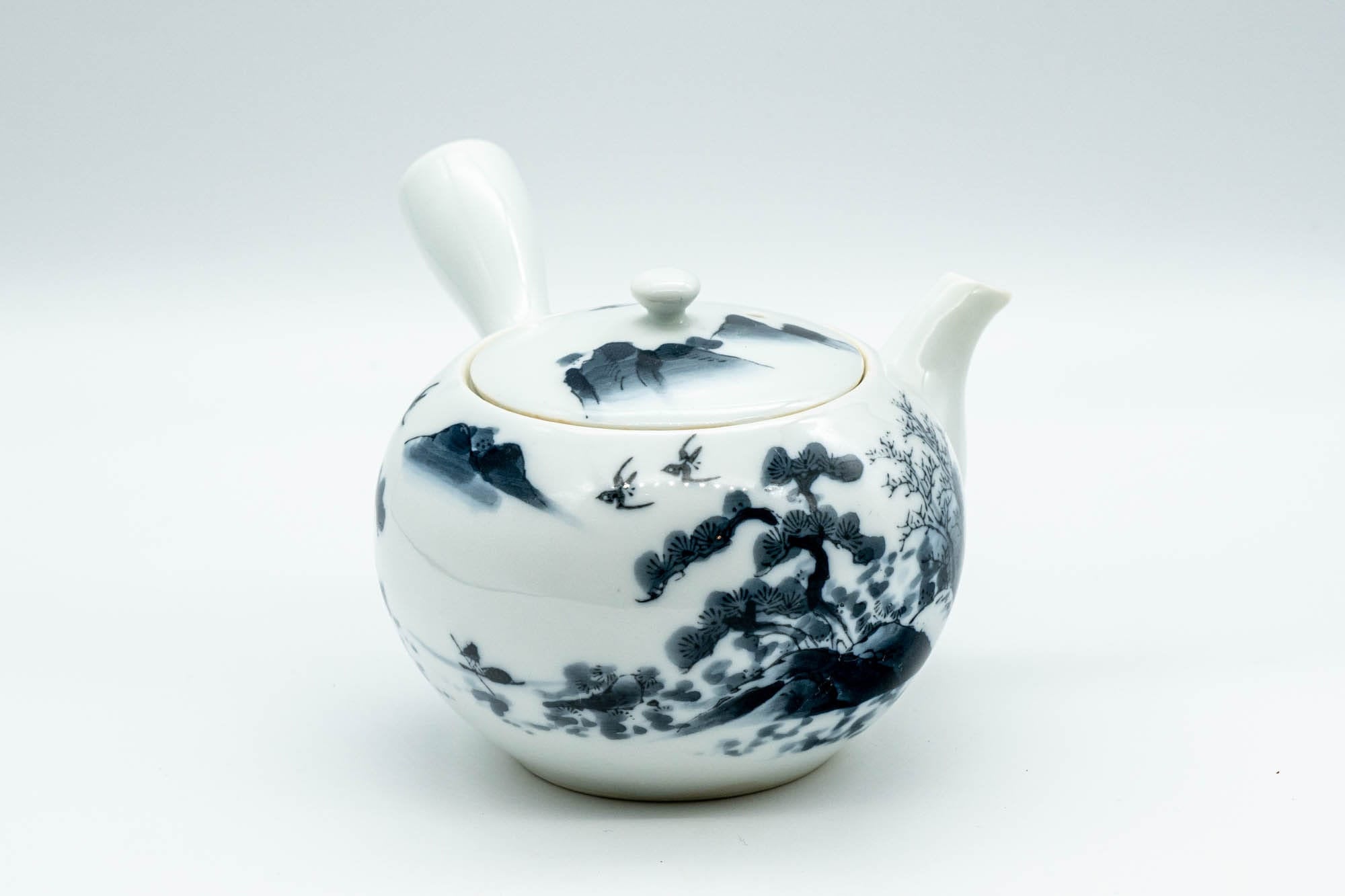 Japanese Kyusu - Porcelain Arita-yaki Debeso Teapot - 240ml - Tezumi