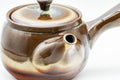 Japanese Kyusu - Brown and Blue Drip-Glazed Teapot - 400ml - Tezumi