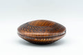 Tezumi — Japanese Incense Kogo - 欅 Keyaki Wooden Container 香合 - 90ml — front view from another angle