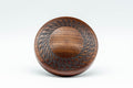 Tezumi — Japanese Incense Kogo - 欅 Keyaki Wooden Container 香合 - 90ml — tipped to show the interior