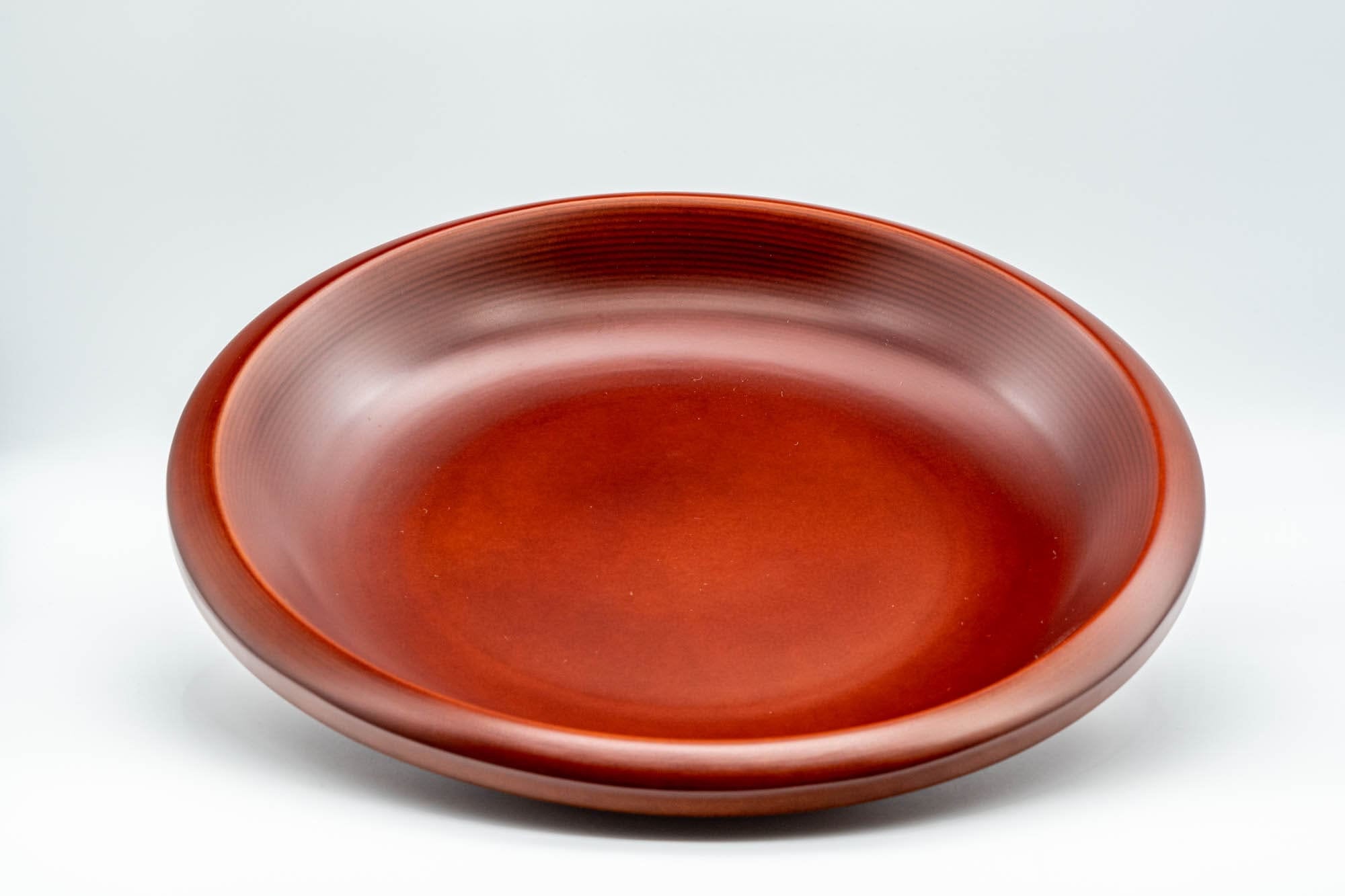 Japanese Kashibachi - Red Lacquer Sweets Tea Tray - Tezumi