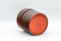 Tezumi — Japanese Chazutsu - Textured Lacquer Tea Canister - 300ml — side view