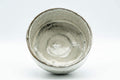 Tezumi — Japanese Matcha Bowl - Wabi-Sabi White Glazed Chawan - 400ml — three-quarter view