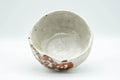 Japanese Matcha Bowl - White Shino Glazed Wabi-Sabi Chawan - 300ml - Tezumi