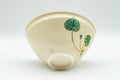Japanese Matcha Bowl - Kyo-yaki Tenmoku-gata Chawan by Tezuka Kiriho - 250ml - underside view showing the foot