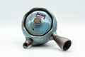 Japanese Kyusu - Teal Blue Glazed Banko-yaki Teapot - 300ml - Tezumi