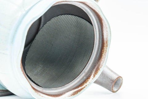 Japanese Kyusu - Teal Blue Glazed Banko-yaki Teapot - 300ml - Tezumi