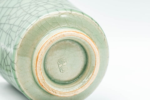 Japanese Teacups - Pair of Meoto Obori Soma-yaki Yunomi