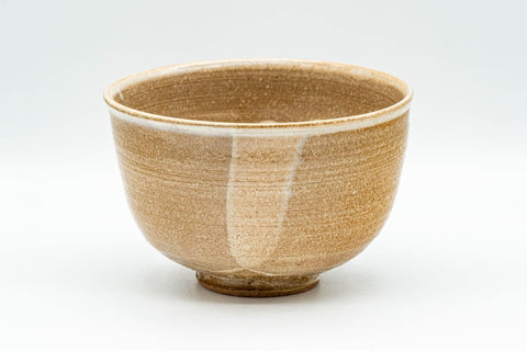 Tezumi — Japanese Matcha Bowl - Full Moon Hantsutsu-gata Chawan - 400ml — front view from another angle