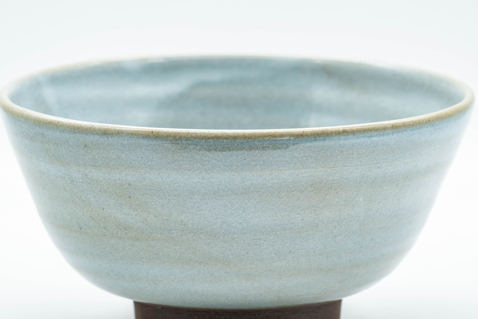 Japanese Matcha Bowl - Blue Celadon Glazed Ido-gata Chawan - 350ml