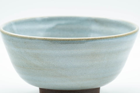 Japanese Matcha Bowl - Blue Celadon Glazed Ido-gata Chawan - 350ml