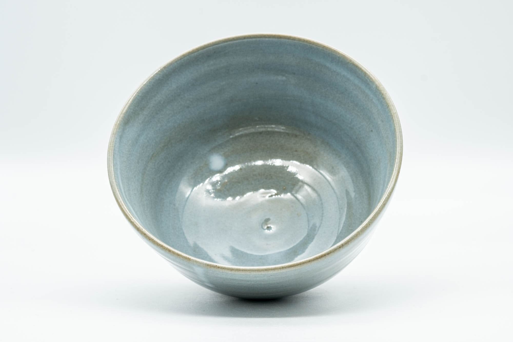 Japanese Matcha Bowl - Blue Celadon Glazed Ido-gata Chawan - 350ml