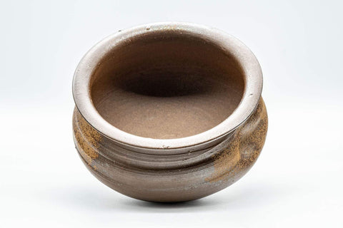 Japanese Kensui - Brown Spiraling Waste Water Bowl - 600ml - Tezumi