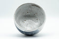 Japanese Matcha Bowl - Blue Hakeme and Grey Glazed Chawan - 350ml - Tezumi