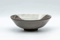 Tezumi — Japanese Matcha Bowl - Floral White Glazed Summer Chawan - 150ml — front view from another angle