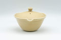 Japanese Shiboridashi - 朝日焼 Asahi-yaki Beige Porcelain Teapot - 100ml - Tezumi
