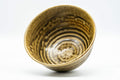 Tezumi — Japanese Matcha Bowl - Drip-Glazed Kiyomizu-yaki Chawan - 500ml — three-quarter view